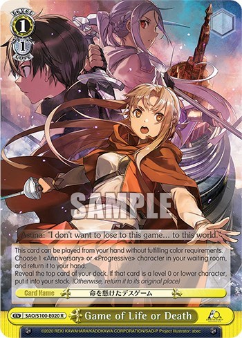 Game of Life or Death SAO/S100-E020 R
