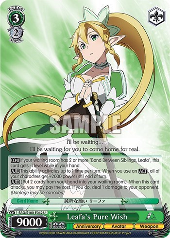 Leafa's Pure Wish SAO/S100-E042 U