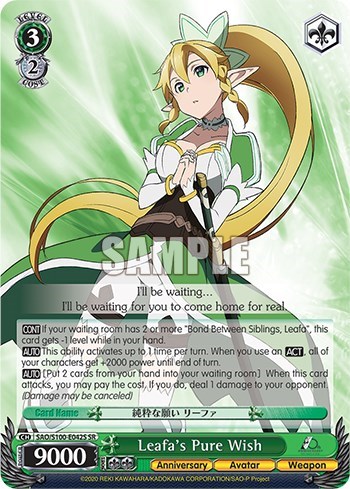 Leafa's Pure Wish SAO/S100-E042S SR