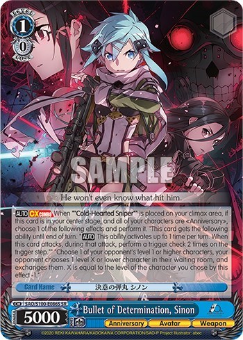 Bullet of Determination, Sinon SAO/S100-E086S SR