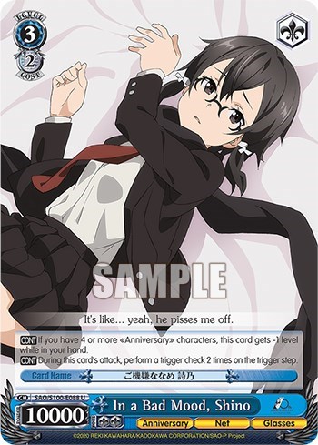 In a Bad Mood, Shino SAO/S100-E088 U