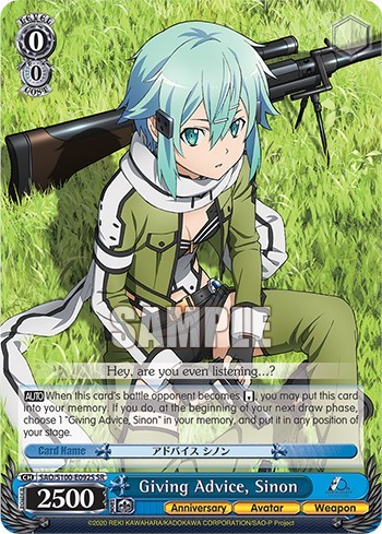 Giving Advice, Sinon SAO/S100-E092S SR