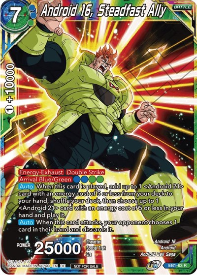 Android 16, Steadfast Ally EB1-63