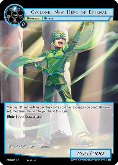 Cyclone, New Hero of Eternal 
