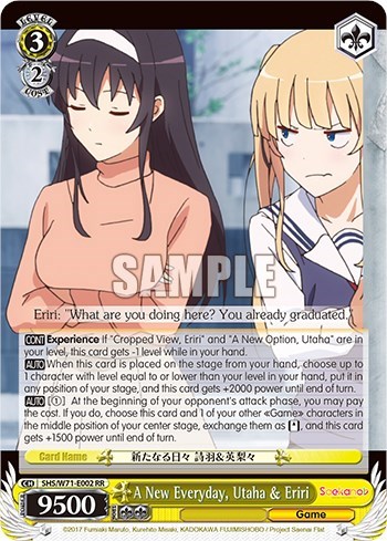 A New Everyday, Utaha & Eriri SHS/W71-E002 RR