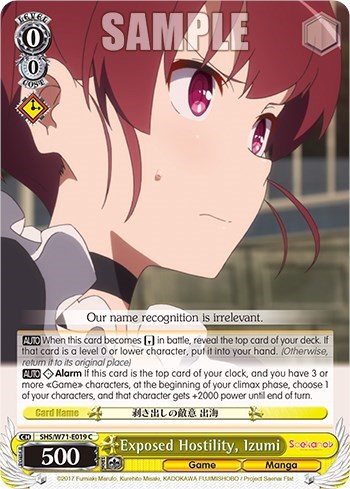 Exposed Hostility, Izumi SHS/W71-E019 C