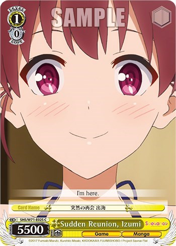 Sudden Reunion, Izumi SHS/W71-E025 C