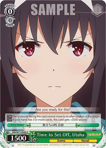 Time to Set Off, Utaha SHS/W71-E042 U