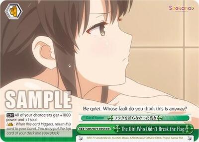 The Girl Who Didn't Break the Flag SHS/W71-E053 CR