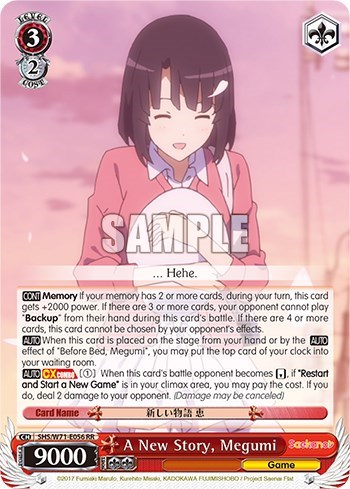 A New Story, Megumi SHS/W71-E056 RR