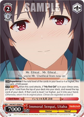 Immoral Senpai, Utaha SHS/W71-E068 U