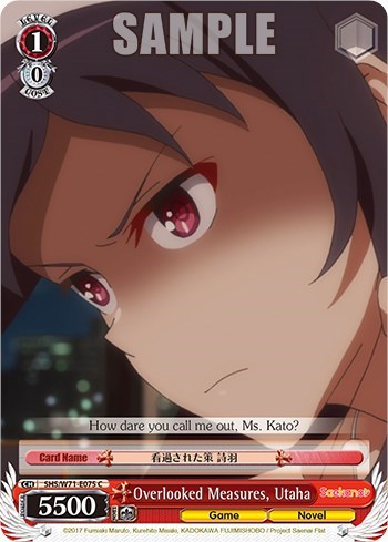 Overlooked Measures, Utaha SHS/W71-E075 C