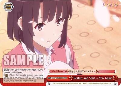 Restart and Start a New Game SHS/W71-E080R RRR