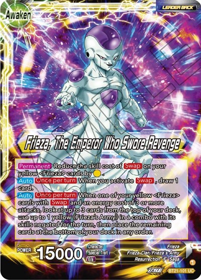 Frieza // Frieza, The Emperor Who Swore Revenge BT21-101
