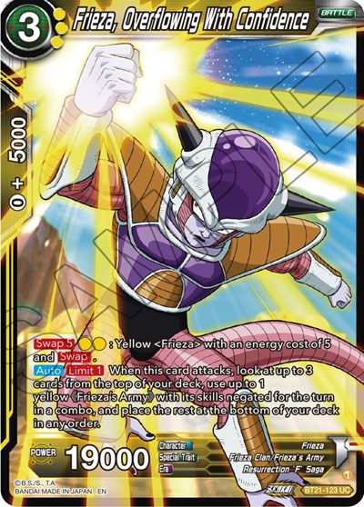 Frieza, Overflowing with Confidence BT21-123
