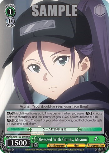 Obsessed With Games, Misumi SAO/S100-E102