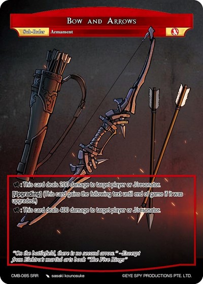 Bow and Arrows CMB-085 SRR
