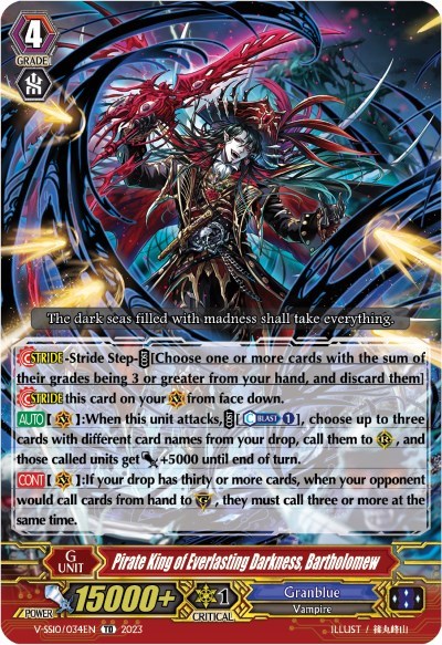 Pirate King of Everlasting Darkness, Bartholomew [V Format] V-SS10/034EN
