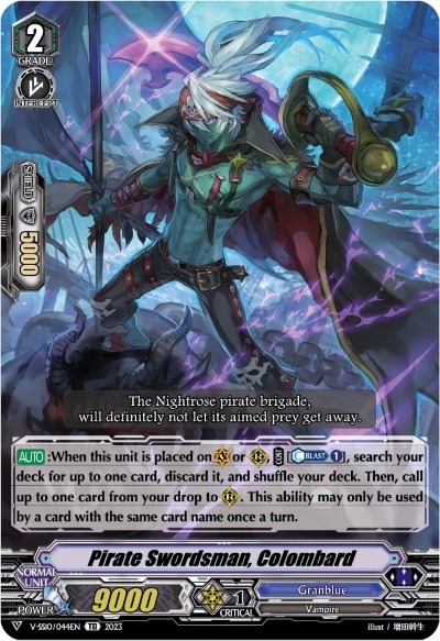 Pirate Swordsman, Colombard [V Format] V-SS10/044EN
