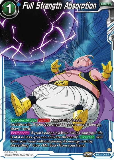 Full Strength Absorption BT21-065