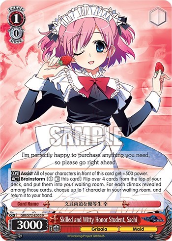 Skilled and Witty Honor Student, Sachi GRI/S72-E055 R