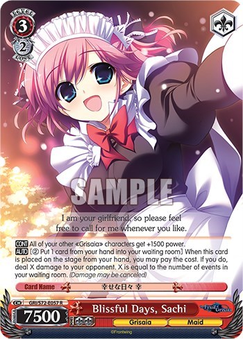 Blissful Days, Sachi GRI/S72-E057 R