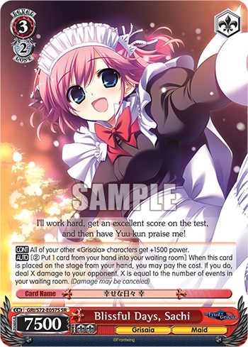 Blissful Days, Sachi GRI/S72-E057S SR