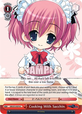 Cooking With Sacchin GRI/S72-E074 C