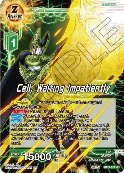 Cell, Waiting Impatiently BT21-071