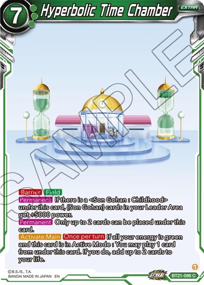Hyperbolic Time Chamber BT21-096