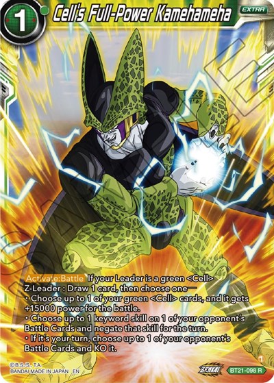 Cell´s Full-Power Kamehameha BT21-098