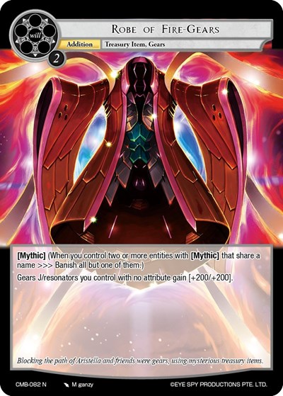 Robe of Fire-Gears 