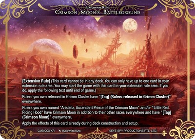 Crimson Moon's Battleground CMB-000 XR