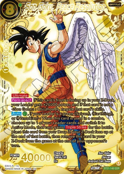 Son Goku, Peace Resolution BT21-148