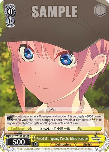 Good at Trapping People, Ichika Nakano 5HY/W101-E013 C