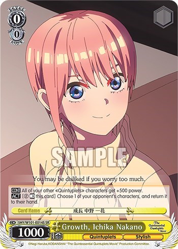 Growth, Ichika Nakano 5HY/W101-E014S SR
