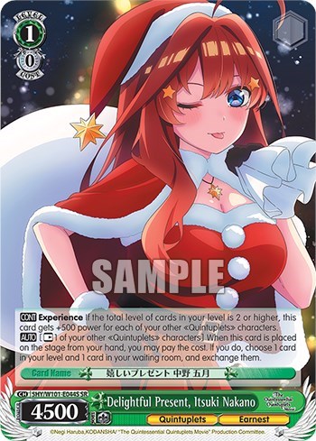 Delightful Present, Itsuki Nakano 5HY/W101-E044S SR