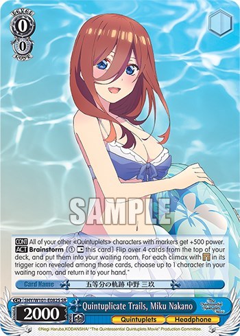 Quintuplicate Trails, Miku Nakano 5HY/W101-E082S SR