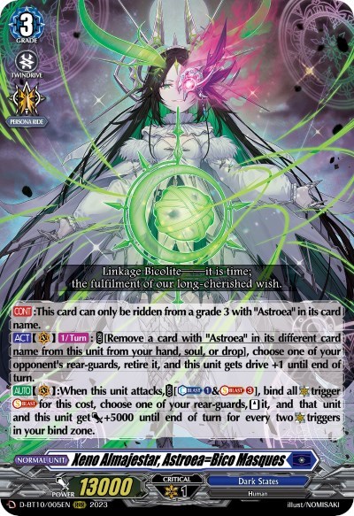 Xeno Almajestar, Astroea=Bico Masques [D Format] D-BT10/005EN