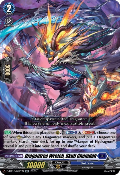 Dragontree Wretch, Skull Chemdah [D Format] D-BT10/022EN