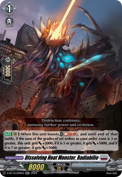 Dissolving Heat Monster, Radiabilio [D Format] D-BT10/026EN