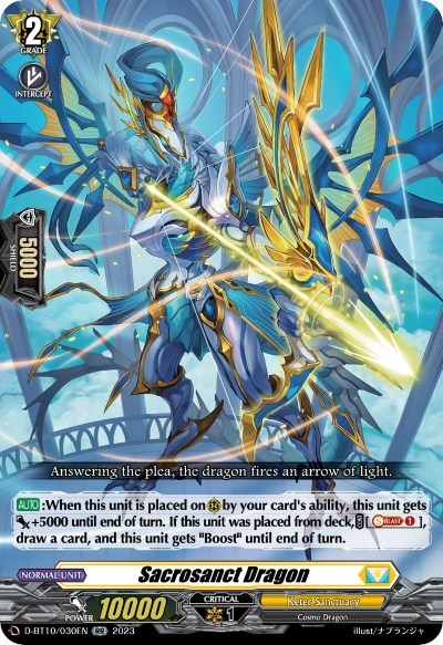 Sacrosanct Dragon [D Format] D-BT10/030EN