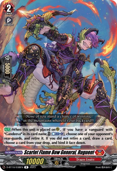 Scarlet Flame Bow General, Ruguent [D Format] D-BT10/038EN