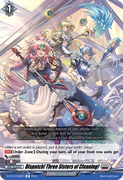 Dispatch! Three Sisters of Cleaning! [D Format] D-BT10/048EN