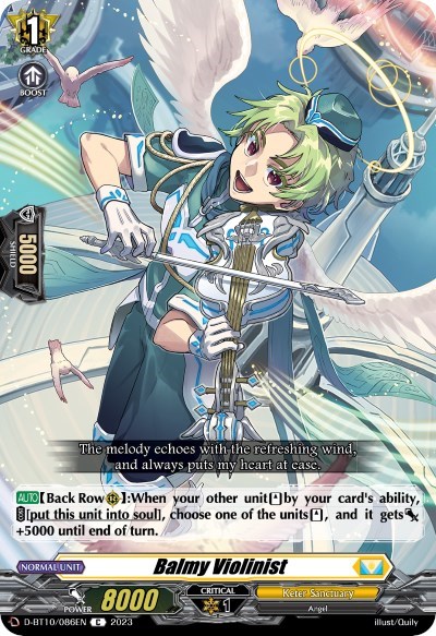 Balmy Violinist [D Format] D-BT10/086EN