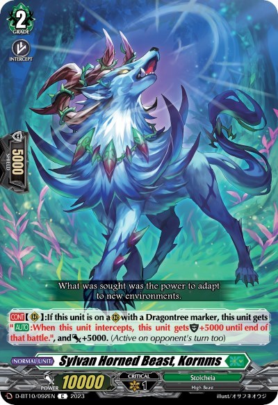 Sylvan Horned Beast, Kornms [D Format] D-BT10/092EN