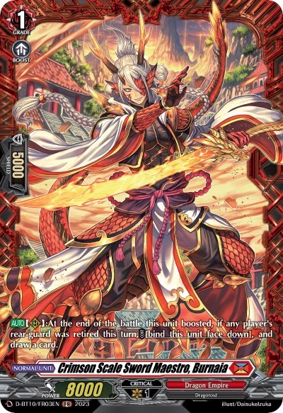 Crimson Scale Sword Maestro, Burnaia [D Format] D-BT10/FR03EN