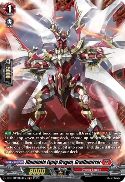 Illuminate Equip Dragon, Graillumirror [D Format] D-BT10/FR04EN