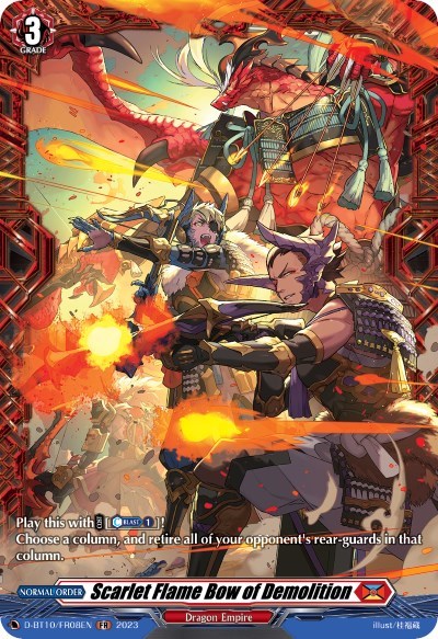 Scarlet Flame Bow of Demolition [D Format] D-BT10/FR08EN