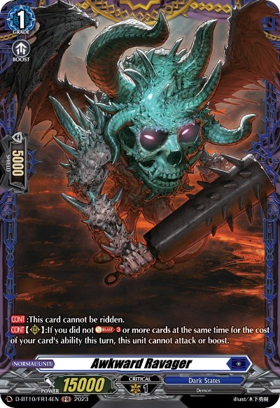 Awkward Ravager [D Format] D-BT10/FR14EN